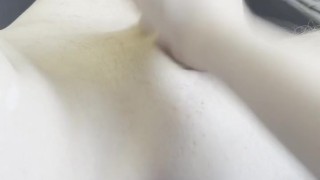 CAR HANDJOB with my STEPSISTER makes me EXPLODE 🤯