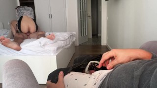 Wife Takes Condom Off and Gets Her Creampie