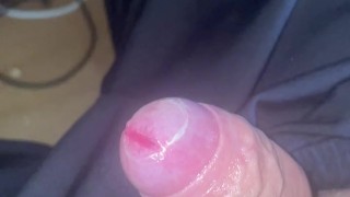 Masturbating and spitting on my cock, cumming