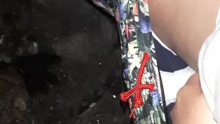 Female masturbation in short shorts - Lesbian_illusion