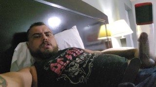 Pumping up my fat cock