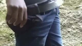 After almost getting caught jerking off in the woods watch me at home teasing you with my big ass