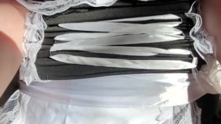 Maid with Bouncing Tits lets Me FreeUse Her Wet Pussy