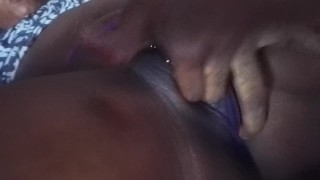 AMATEUR EBONY PEE WITH BIG ASS MASTERBATE