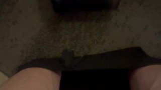Cummed all over my boot