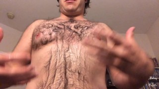 My Cum On My Hairy Chest Worship Gay JOI ABRIDGED