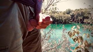 my dick wanted to get some fresh air on top of a cliff