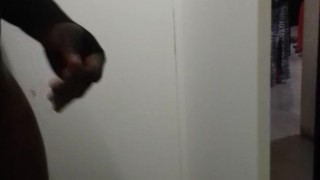 Playing with myself on public fitting room
