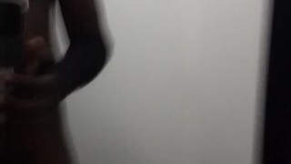 Playing with myself on public fitting room