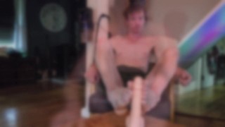 Footjob and mouth full of cum before dinner