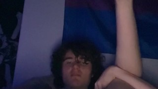 Twink playing with dildo