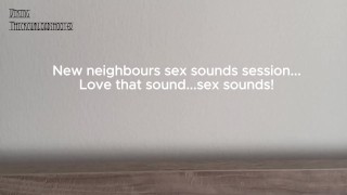 Otra sesión de sexo caliente de vecinos...se oye todo! Me corro mucho escuchando!