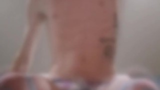 Sissy rides dildo in pathetic attempt to orgasm