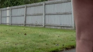 Outdoor strip and walking around