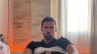 jerking off in bed cumming like crazy