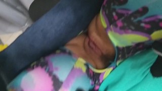 Butt Plug nPussy RISKY FLASH at GYM