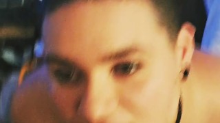 Husband gets bj after a night of drinking