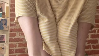 Best friend tempts you with her big tits