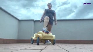 KICKS FOR A TOY VINTAGE CAR