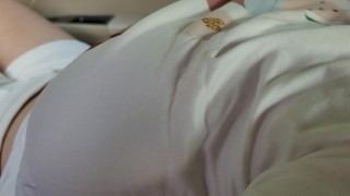 Playing with Stranger Babe with Big Boobs in Public