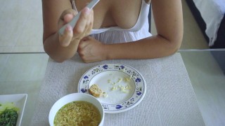 Palitos crujientes de almuerzo y postre