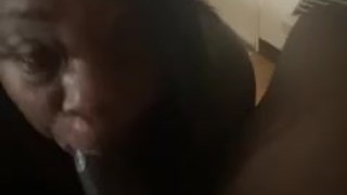 Ebony suck good dick