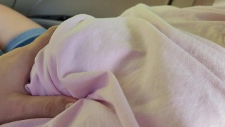 Cute College Girl Pick Up and Touching Her Beautiful Big Tits