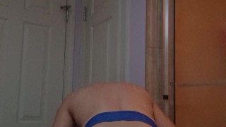 Handsome sexy man flexing muscles, wait 4 large dick by the end