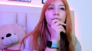 I got really horny while watching a fan with a 25cm cock masturbating for me on a video call