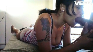 THE BIGGEST BLACK DICK GAGGING MIDGET SUCKING BLOW JOB HUGE BBC