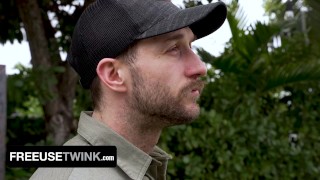 Twink Gets His Hole Creamed for Doing Chores