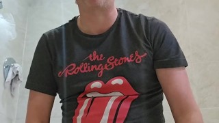 The Rolling Bone - gooning wanking and slobbering over my thick uncut dong.