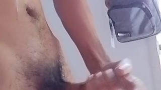 Duxxx masturbates in their room while his girlfriend was not around.