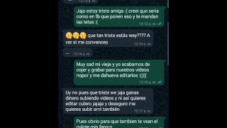 MI AMIGA EN RICOS SHORTS ME MANDA MENSAJE