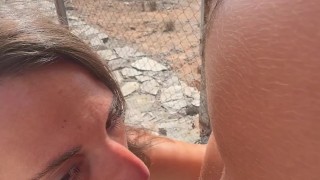 A BLOWJOB😈 On The Street
