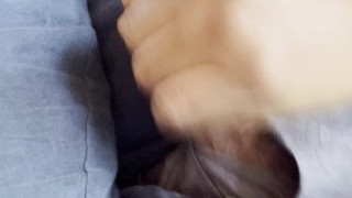 Touching myself on my break from work