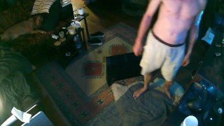 Handjob And Nice Cumshot Without Dildo for once