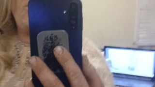 Caught Crossdressing in gf clothes