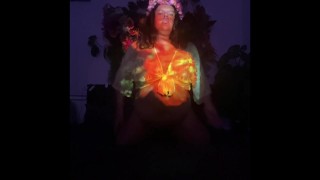 Fat Femboy having Projector Fantasy Fun