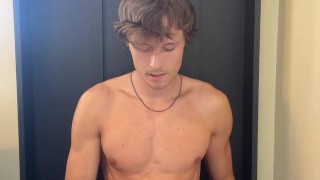 Handjob In Public Changing Room Full Of People. I'm Scared That Someone Will See Me 🍆💦