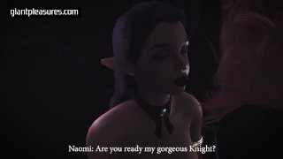 Mage Uses Magic Spell to Grow Her Girlfriends Breasts(Breast Expansion)