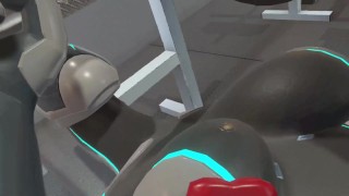 Heat VR Gameplay - Astera x Vertex fuck at the gym POV