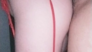 😈🔥Duro anal y termina bañada de leche🍼🔥