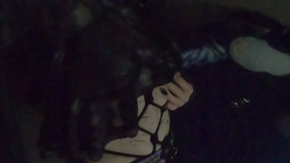 Trans Girl, Shibari, Bad Dragon Oral Play