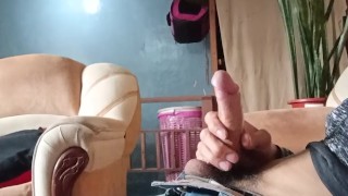 Latin young man fucking his cock very hot