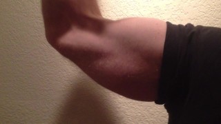 Bicep Flex Up Close