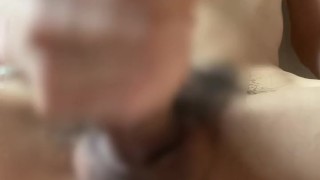 【至近距離オナニー】特濃精子を大量射精