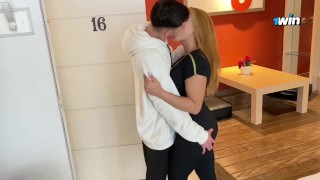 Boy fucked me hard in front of my cuckold husband