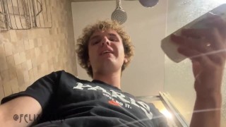 Young CUTE GUY Jerks OFF At CAMERA | CUTE DICK At Shower and BOY