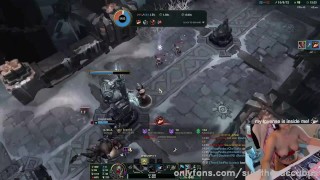 Playing Lucian with my Lovense Inside Me - League of Legends FULL GAME